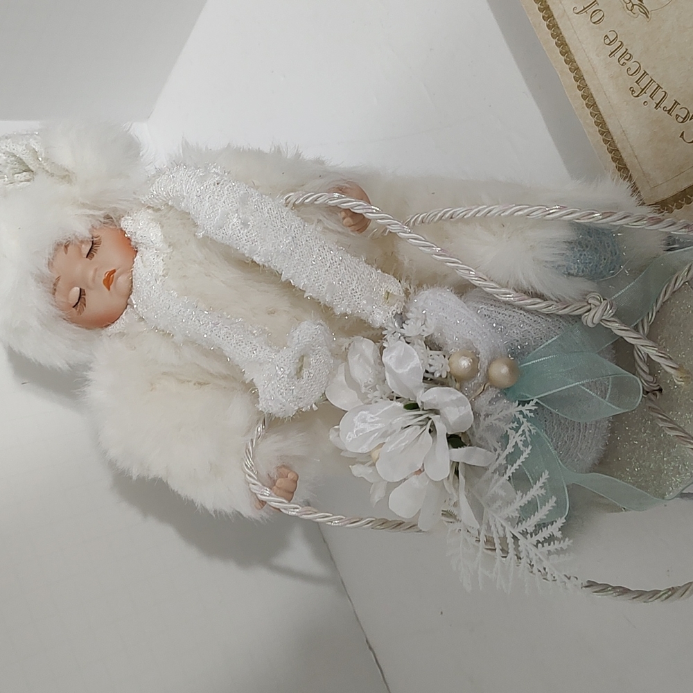 New Winter Baby in Sleigh From the Heritage Signature Collection